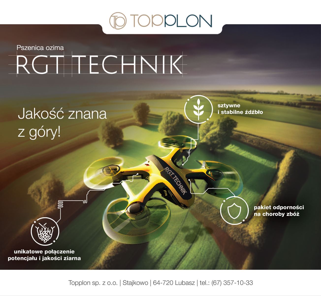 Najlepsza pszenica ozima RGT Technik